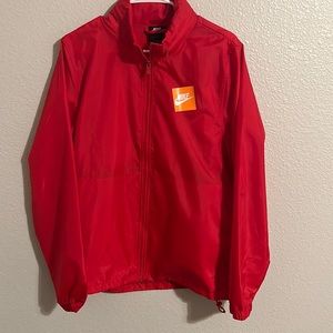 Nike wind jacket red. Men’s small